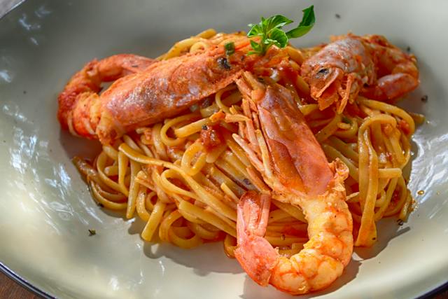prawns noodles